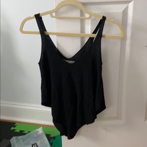 Black crop top